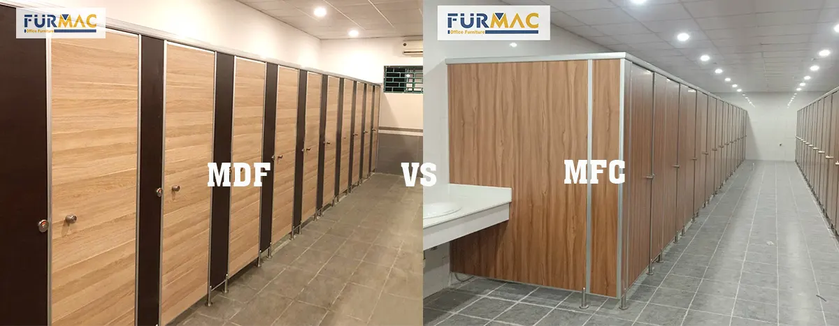 Làm thế nào để phân biệt được vách ngăn vệ sinh MDF hay MFC