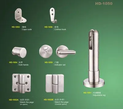 5 mẫu phụ kiện vách ngăn vệ sinh Hoode được ưa chuộng nhất