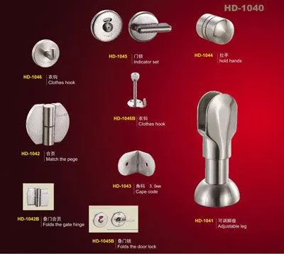 5 mẫu phụ kiện vách ngăn vệ sinh Hoode được ưa chuộng nhất