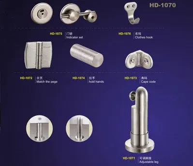 5 mẫu phụ kiện vách ngăn vệ sinh Hoode được ưa chuộng nhất