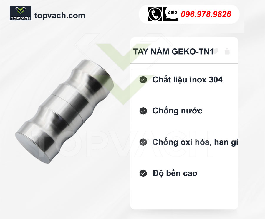 Đặc điểm tay nắm vách ngăn vệ sinh geko-tn1