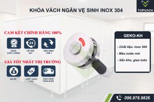 Khóa vách ngăn vệ sinh geko-kh