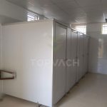 Thi công 400m2 vách ngăn vệ sinh compact cho công ty PST VINA