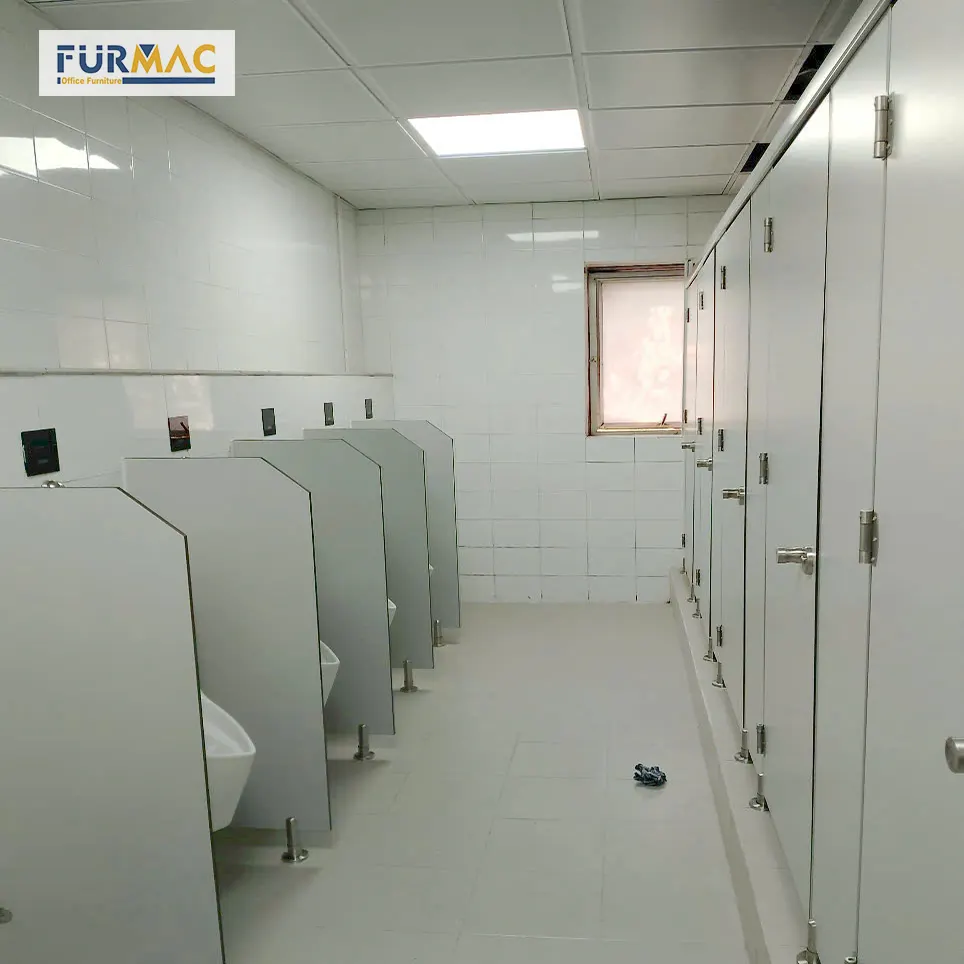 Vách ngăn vệ sinh Compact HPL chịu nước chính hãng