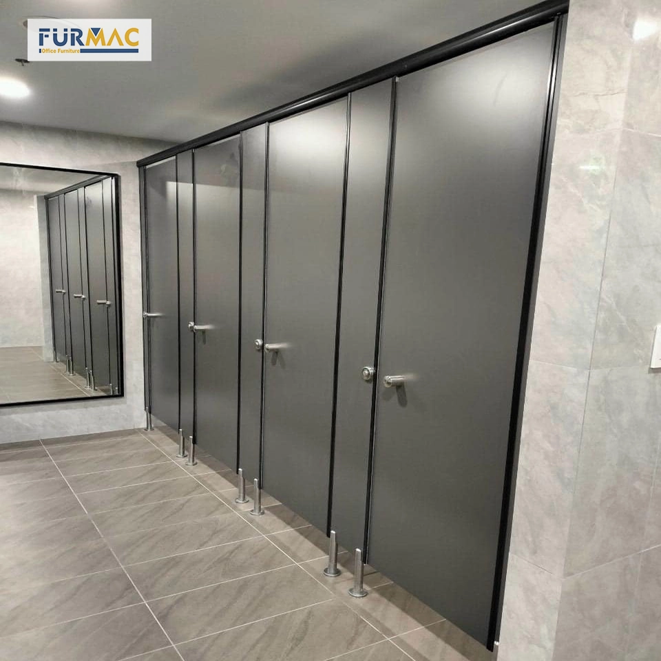 Vách ngăn vệ sinh Compact TOKY - bảo hành 24 tháng