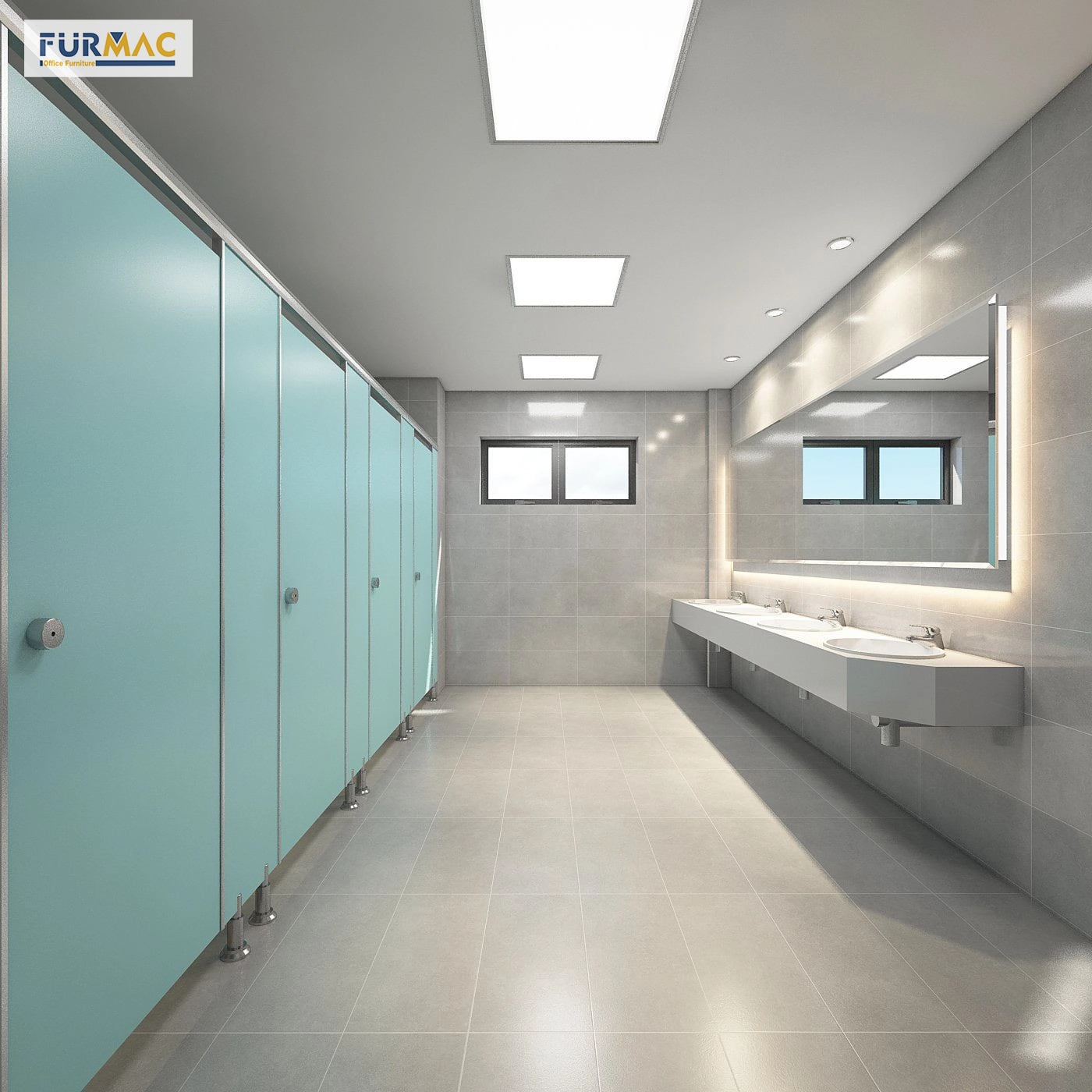 Vách ngăn vệ sinh Compact TOKY